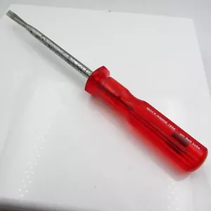 Destornillador de sujeción de tornillo de hoja plana Quick-Wedge 1836 de colección 3/16 X 6 HECHO EN EE. UU. - Imagen 1 de 6