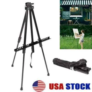 Portable Artist Painting Easel Metal Tripod Stand Adjustable Tool W/ Carry Bag - Picture 1 of 12