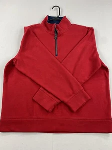 Sudadera Nautica 1/4 con cremallera para hombre XL extra grande rojo azul logotipo manga larga - Imagen 1 de 17