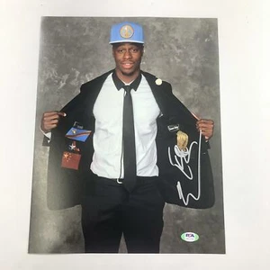 Emmanuel Mudiay signed 11x14 photo PSA/DNA Denver Nuggets Autographed Jazz - Picture 1 of 1
