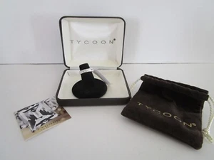 Tycoon - Simulated Diamonds - Platinum Plated Sterling Silver - Euro RING - NWT - Picture 1 of 6