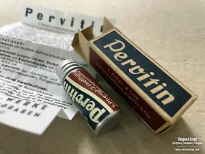 Caja Pervitin MEJOR Reproducción Vacía Segunda Guerra Mundial NUEVA - Imagen 1 de 6