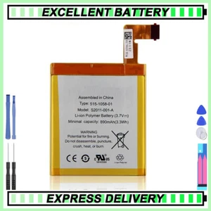 515-1058-01 M11090355152 S2011-001-S Battery for Amazon Kindle 4 5 6 4G D01100 - Afbeelding 1 van 8