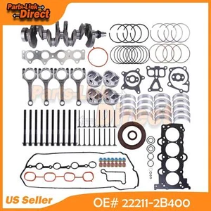 22211-2B400 For HYUNDAI KIA 1.6L G4FD Engine Rebuild Overhaul Kit - Picture 1 of 24