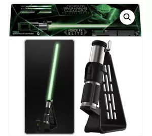 Star Wars Black Series Fx Electronic Yoda Lightsaber Prop Replica In Stock - Picture 1 of 1