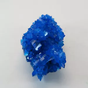 CHALCANTHITE (small) BLUE Lab created Display MINERAL, from POLAND (Sokolowski) - Picture 1 of 7