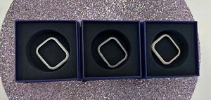 SWAROVSKI Apple Watch Set of 3, 40 MM Cases, NEW! Silver, Rose Gold & Black - Picture 1 of 6