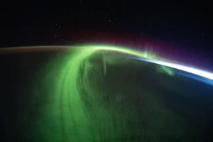 Große Aurora über dem Indischen Ozean - ISS Astronaut Fotodruck - Bild 1 von 1