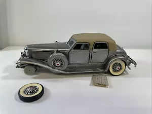 FRANKLIN MINT 1933 DUESENBERG SJ 20 GRAND - DIECAST - 1:24 SCALE Needs TLC - Picture 1 of 7
