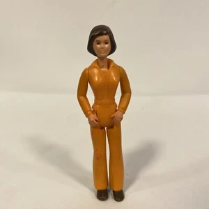Vintage 1970er Jahre TONKA ADVENTURE PILOT Damen orange Overall 5" Actionfigur - Bild 1 von 4
