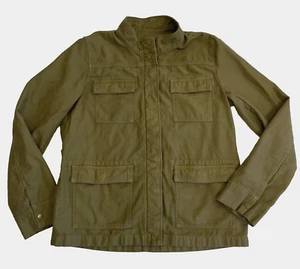 Chaqueta militar J.Crew para mujer talla M verde teñida con prendas - Imagen 1 de 20