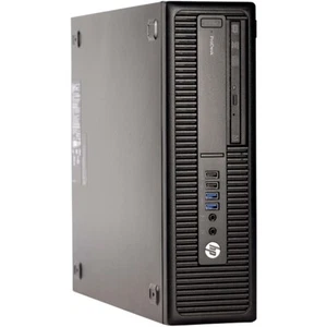 HP Desktop Computer i5 PC Intel i5 8GB RAM 1TB HDD Windows 10 Pro Wi-Fi DVD/RW - Afbeelding 1 van 5