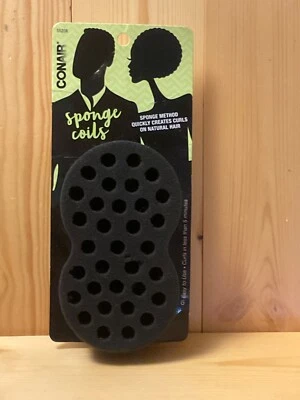 Conair Sponge Coil, Black 1 ct. - Image 1 of 3