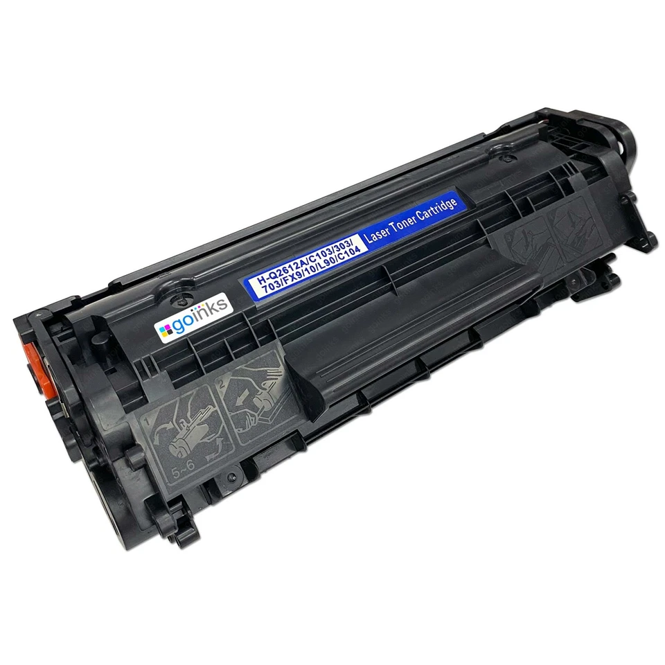 GO INKS 1 cartuccia toner nero per HP LaserJet 1010, 1018, 1022n, 3015, 3050, M1319 stampante multifunzione