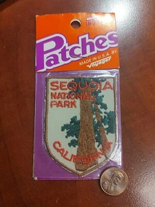 Vintage Voyager California Sequoia National Park Forest Patch NEW Iron On/Sew - Picture 1 of 3