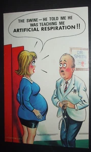 SAUCY BAMFORTH Comic 2638 DAME IN SEXLEHRE AUSGETRICKST KÜNSTLICHE ATMUNG - Bild 1 von 1