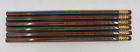 Vintage Lot STRIPED Wooden Pencils WaKeeney Mill & Elevator Co. SALINA, KANSAS