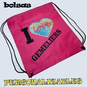 Backpack Gym I LOVE Gemeliers Gym Bag, Rihanna, Customizable Name - Picture 1 of 4