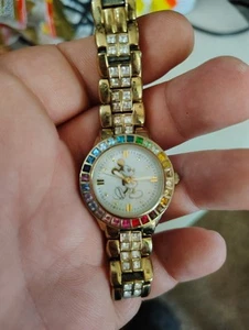 Disney Parks Mickey Mouse Watch With Colored Bezel - Picture 1 of 3