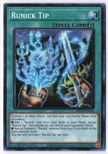 Runick Tip Prismatic Secret Rare 25th Anniversary Tin: Dueling Heroes Mega Pack - Picture 1 of 2