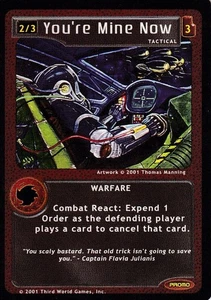 You're Mine Now - Promo - FRS Promo - Firestorm CCG - Imagen 1 de 6