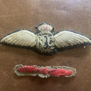 Vintage Royal Flying Core WW1 Embroidered Wings With Provenance - Picture 1 of 9