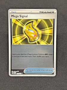 Mega Signal 121/132 Reverse Holo - ME01: Mega Evolution Pokémon TCG - NM - Picture 1 of 2