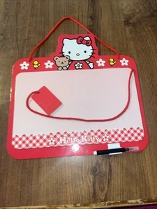 Vintage 1976 Sanrio Red Hello Kitty White Board With Eraser And Marker. - Picture 1 of 4