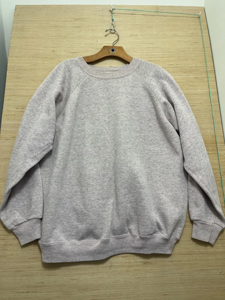 Sudadera Vintage Hanes Her Way Mujer XL Rosa Cuello Redondo Pullover Hecha en EE. UU. 90s Foto 1 de 3