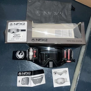 Gafas de nieve Dragon Luma Lente NFX2 Sistema de fila rápida Transparente Nuevo Caja abierta Talla 6030 - Imagen 1 de 4