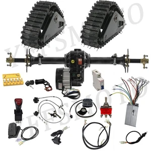 Rueda Pistas de Nieve 48V 1000W Motor Diferencial Eje Trasero para Bicicleta Eléctrica Go Kart Quad - Imagen 1 de 19