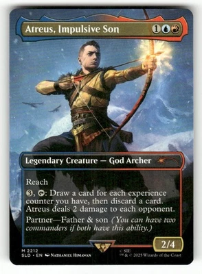 Atreus, Impulsive Son #2212 (NM) Secret Lair Drop SLD Magic MTG - Image 1 of 2