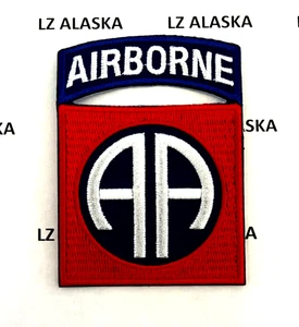 U.S. Army 82nd AIRBORNE DIVISION PATCH (USA4) 1-TEILIG - Bild 1 von 3