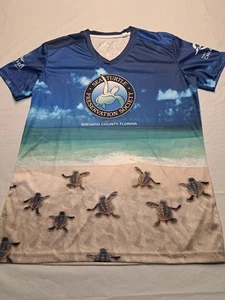 Camiseta Tortuga Marina Mujer Sociedad de Preservación Mediana Florida Sea World Brevard - Imagen 1 de 11