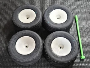 NEW GLUED ON DE WHEELS Jconcepts Sprinter Super Soft Short Course Tires TRAXXAS - Picture 1 of 8