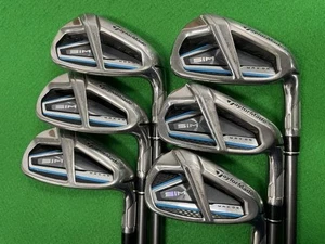TaylorMade SIM Max OS Iron Set 6-9,Pw,Aw 6pc Flex Stiff TENSEI BLUE TM60 - Picture 1 of 6