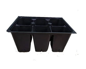 300 DEEP Extra Large Cells Total (50 Trays of 6 Cells Each)Seed Starter Trays - Picture 1 of 3