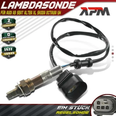 Sonda lambda sonda di regolazione per Audi A3 Seat Skoda Octavia VW Golf 521 1K 5K Jetta 3 - Immagine 1 di 4