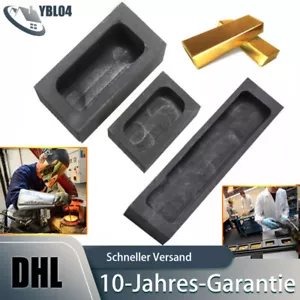 Gold Silber Graphit Barrenform Gießform Schmelztiegel für Metall Kupfer Messing - Bild 1 von 9