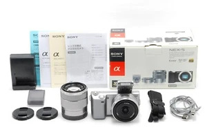 Sony Alpha α NEX-5 Camera Body & 16mm, 18-55mm Lens Set Japanese Language Only - Picture 1 of 16