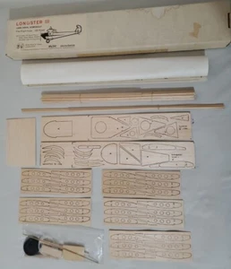 VINTAGE R/N MODELS LONGSTER III BALSA AIRPLANE KIT 36" - *READ* - Picture 1 of 14