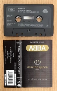 🌟ABBA🌟CASSETTE SINGLE🌟CASSINGLE🌟DANCING QUEEN🌟80S🌟ANDERSSON🌟UK🇬🇧SELLER - Picture 1 of 9