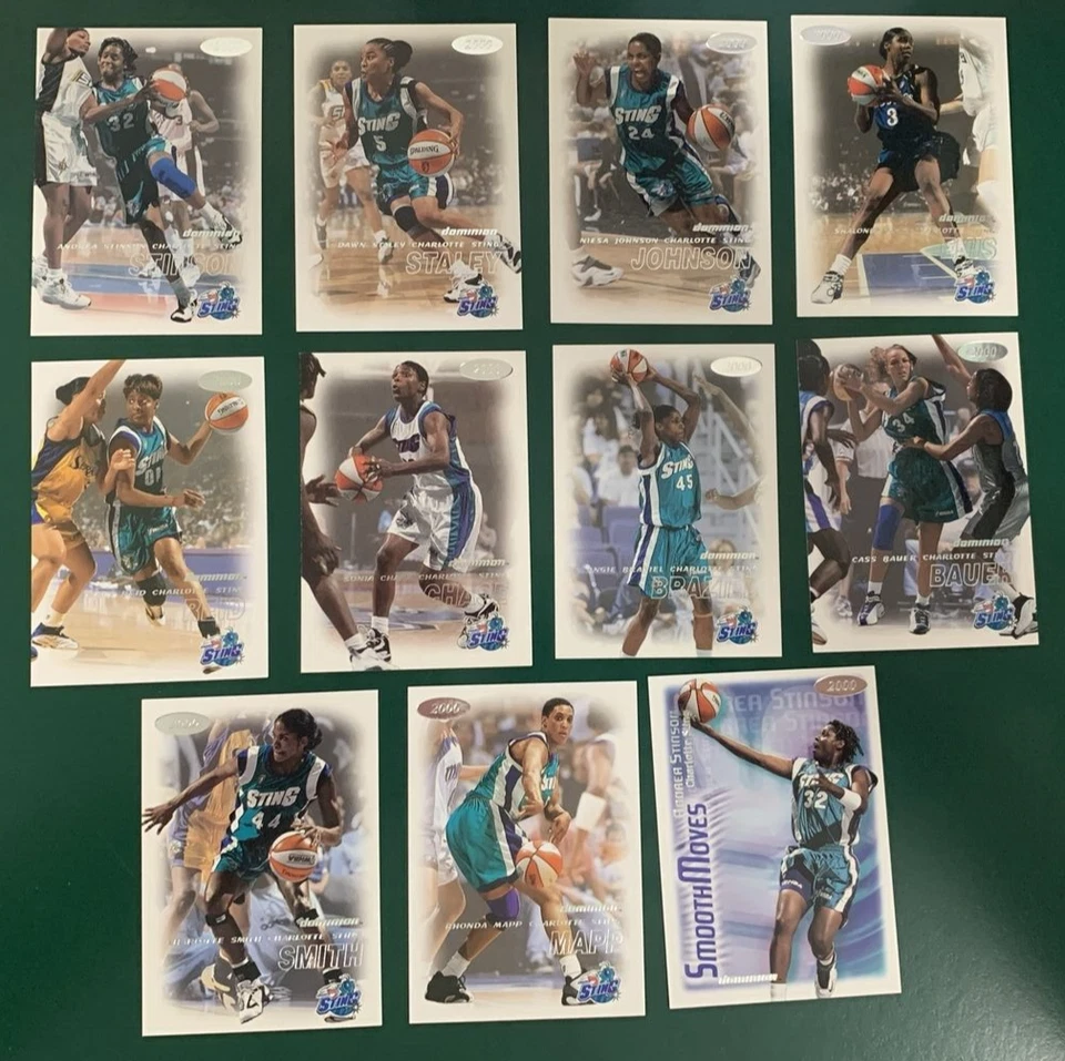 Charlotte Sting, 2000 SkyBox Dominion WNBA Team Set (11 cards) - Dawn Staley - Image 1 of 1