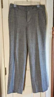 Pantalones Chaps Mezcla Lana Forrados Tweed Blanco y Negro A Medida Mujer Talla 10 Foto 1 de 4