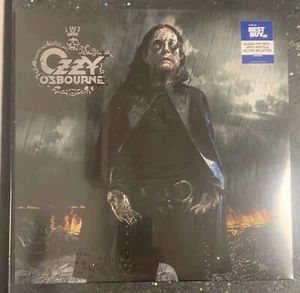 OZZY OSBOURNE BLACK RAIN BLACK ICE WITH SILVER SPLATTER COLORED VINYL 2LP NEW - Imagen 1 de 4