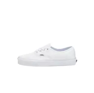 Zapatos con cordones unisex de cuero auténtico premium blancos verdaderos con furgonetas - Imagen 1 de 6