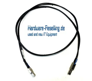 Dell 0YJXMR Mini SAS SFF-8644 sur SFF-8088 Câble 2m Noir - Afbeelding 1 van 4