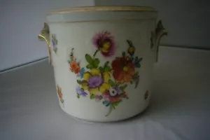 Porzellan - Karl Thieme, Potschappel, Dresden BLUMENTOPF/ VASE - Picture 1 of 8