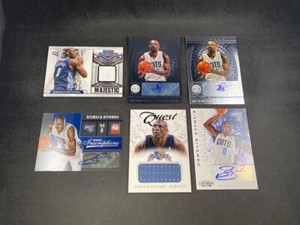 6 CARD 2013-14 PANINI CONTENDERS BASKETBALL BISMACK BIYOMBO ROOKIE AUTOS PATCH
