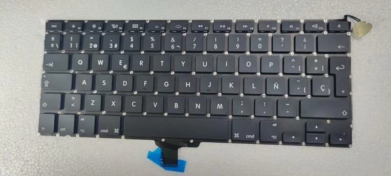 Spanish Keyboard for Macbook Pro Unibody A1278 MB467 BLACK SP - Image 1 of 1